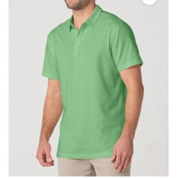 NWT Swet Tailor Men's Pistachio Green All In Polo Swet Polo Size Large - Picture 5 of 8